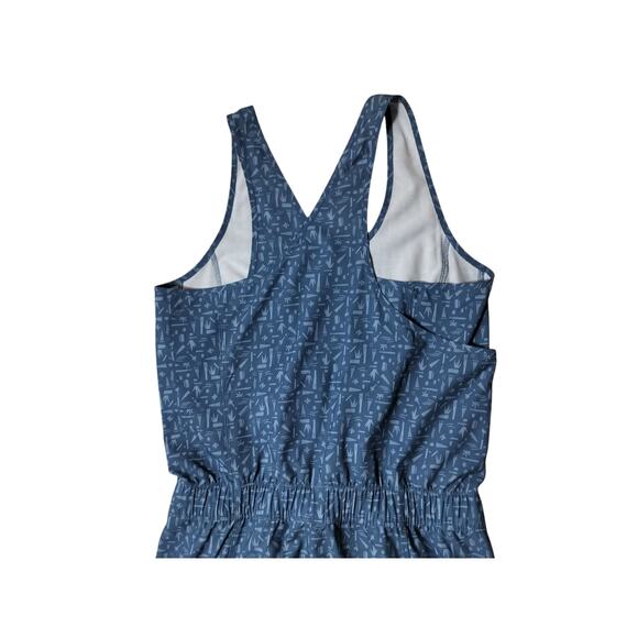 Patagonia Women's Fleetwith Sleeveless Cross Back Blue Dress Size S - Picture 8 of 12